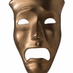 Mask: Tragedy drama mask from the theater