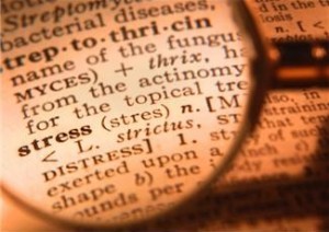 stress dictionary definition