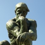 Thinking statue