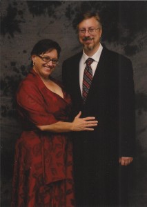 John and Rena at Klemmer and Associates' Red and Black Gala