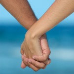 holding hands