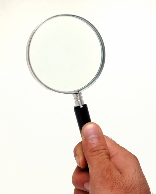 Magnifying glass to show people their impact