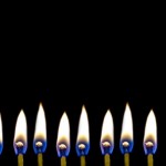 lighted matches