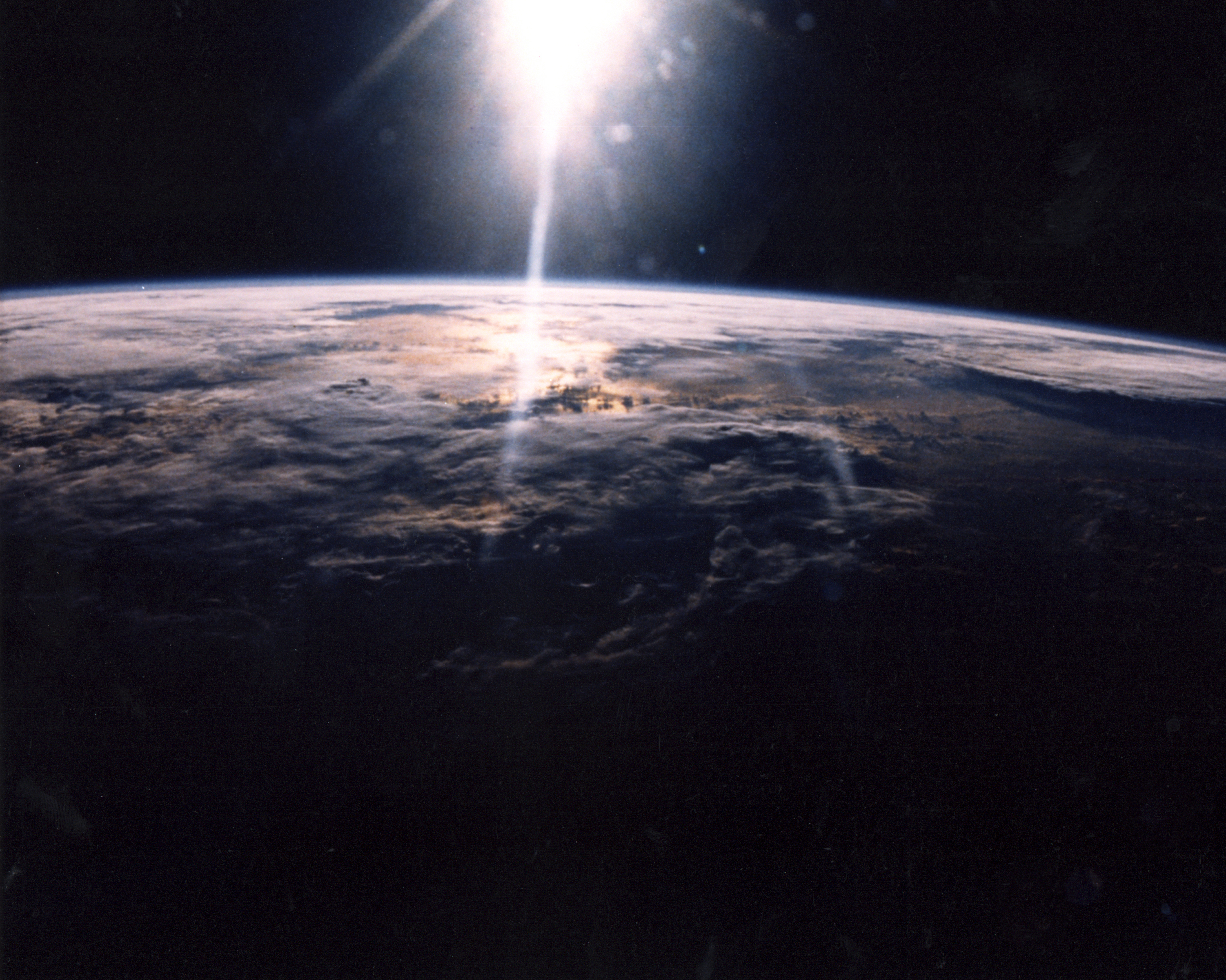Sunlight over Earth