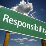Road sign: Responsibility
