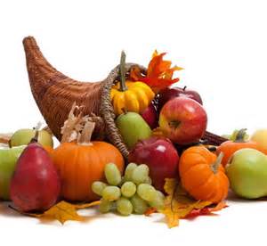 Cornucopia of fruit and vegetables