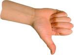 thumb down