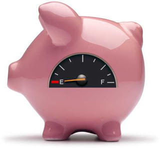 empty piggy bank