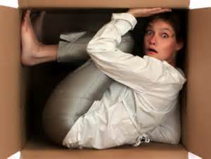 stuck in a box