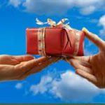 hands giving/receiving a gift