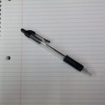 notepad and pen