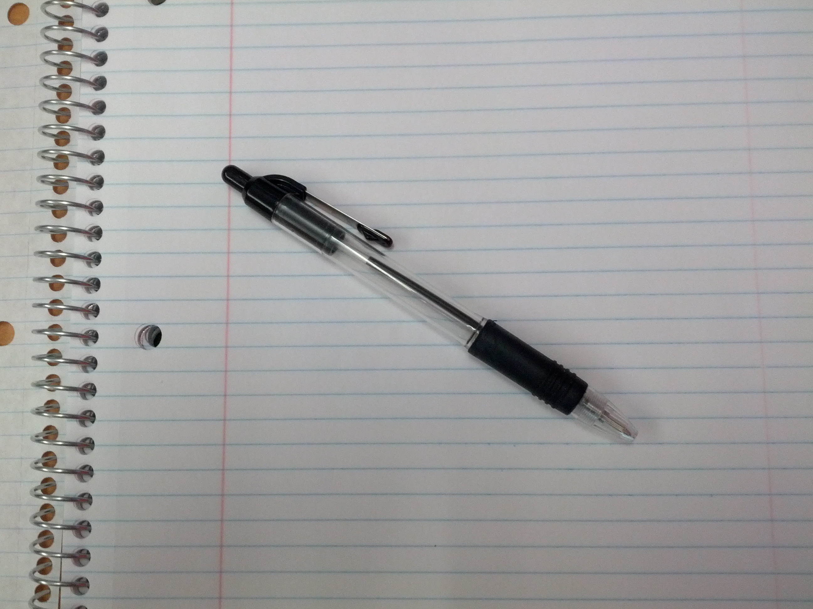 notepad and pen