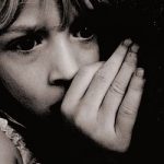 child in fear\