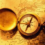 journey map and compass