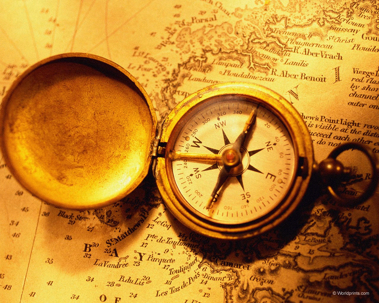 map and compass