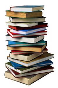 big stack of books