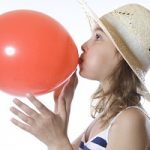 blowing up a balloon like breathing life into feelings