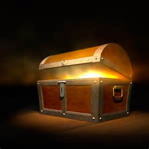 treasure chest of light, like passions emerging