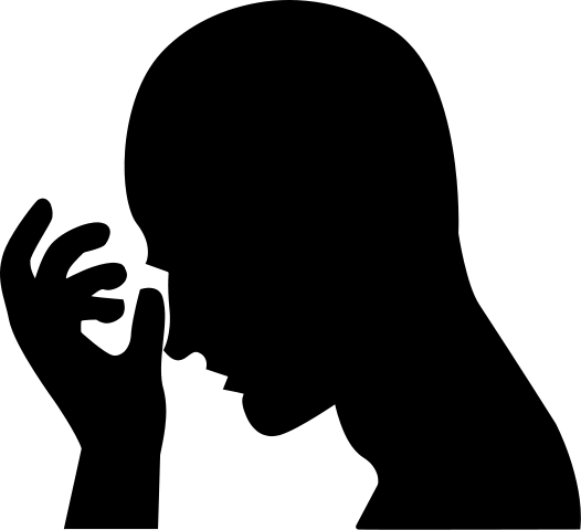 Facepalm silhouette